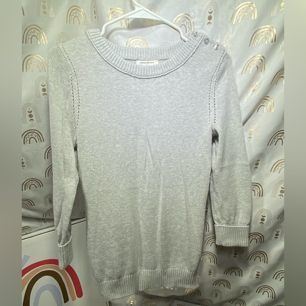 Banana Republic Light Gray Women's Sweater